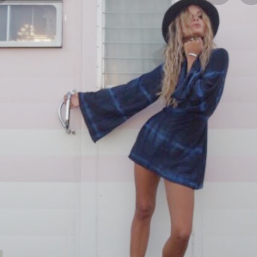 Rat & Boa Navy Blue Dress